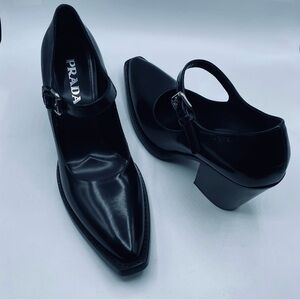 Prada Mary Jane Leather Heels